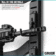 Savior Equipment Horizontal Wall Rack, Black, RK-ARC5FG-WM-BK