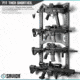 Savior Equipment Horizontal Wall Rack, Gray, RK-ARC5FG-WM-GS