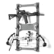 Savior Equipment Horizontal Wall Rack w/10 Hooks, Grey, 43.5in H x 22.3in W x 0.75in D, RK-ARC5FG-WM-GS