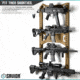 Savior Equipment Horizontal Wall Rack, RAL 8000 Tan, RK-ARC5FG-WM-TN