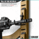 Savior Equipment Horizontal Wall Rack, RAL 8000 Tan, RK-ARC5FG-WM-TN