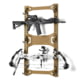 Savior Equipment Horizontal Wall Rack w/10 Hooks, RAL 8000 Tan, 43.5in H x 22.3in W x 0.75in D, RK-ARC5FG-WM-TN