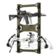 Savior Equipment Horizontal Wall Rack w/10 Hooks, Green, 43.5in H x 22.3in W x 0.75in D, RK-ARC5FG-WM-OG