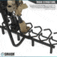 Savior Equipment Mobile Firearm Rack, Black, RK-RIF6-ST-BK