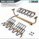 Savior Equipment Mobile Firearm Rack, RAL 8000 Tan, RK-RIF6-ST-TN