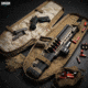 Savior Equipment MULTICAM T.G.B Coffin Covert Single Rifle Case, 34in, Multicam Arid, RB-COVERT34-SS-MCID
