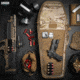 Savior Equipment MULTICAM T.G.B Coffin Covert Single Rifle Case, 34in, Multicam Arid, RB-COVERT34-SS-MCID