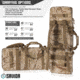 Savior Equipment MULTICAM Urban Warfare Double Rifle Case, 36in, Multicam Arid, RB-3612DG-VER2-MCID