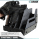 Savior Equipment Pistol Rack, 4-Slot, Gray, RK-HAND-XFOUR-GS