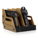Savior Equipment 4 Slot Pistol Rack, RAL 8000 Tan, 7in H x 8.5in L x 9.5in D, RK-HAND-XFOUR-TN