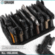 Savior Equipment Pistol Rack, 8-Slot, Black, RK-HAND-X8-BK