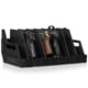 Savior Equipment 8 Slot Pistol Rack, Black, 7in H x 16.5in L x 9.5in D, RK-HAND-X8-BK