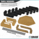 Savior Equipment Pistol Rack, 8-Slot, RAL 8000 Tan, RK-HAND-X8-TN