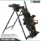 Savior Equipment Pistol Rack Attachment for Shorty Rifle Rack - 8 Slots, Black, Black, 22in x 7in x 3in, RK-SBR9-ACC-8PIS-BK