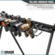 Savior Equipment Pistol Rack Attachment for Shorty Rifle Rack - 8 Slots, Black, Black, 22in x 7in x 3in, RK-SBR9-ACC-8PIS-BK