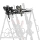 Savior Equipment Pistol Rack Attachment for Shorty Rifle Rack - 8 Slots, Black, Black, 22in x 7in x 3in, RK-SBR9-ACC-8PIS-BK