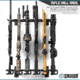 Savior Equipment Rifle Wall Rack, Black, RK-RIF6-WALL-BK
