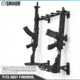 Savior Equipment Rifle Wall Rack, Black, RK-RIF6-WALL-BK