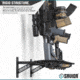 Savior Equipment Rifle Wall Rack, Black, RK-RIF6-WALL-BK