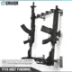 Savior Equipment Rifle Wall Rack, Gray, RK-RIF6-WALL-GS