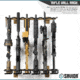 Savior Equipment Rifle Wall Rack, RAL 8000 Tan, RK-RIF6-WALL-TN