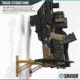 Savior Equipment Rifle Wall Rack, RAL 8000 Tan, RK-RIF6-WALL-TN