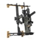 Savior Equipment 6 Slots Rifle Wall Rack, RAL 8000 Tan, 25in W x 3.5in H x 8in D, RK-RIF6-WALL-TN