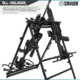 Savior Equipment Shorty Rifle Rack, Black, RK-SBR9-ST-BK