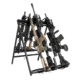 Savior Equipment 9 Slots Shorty Rifle Rack, Black, 31in H x 24in W x 37in D, RK-SBR9-ST-BK