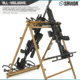 Savior Equipment Shorty Rifle Rack, RAL 8000 Tan, RK-SBR9-ST-TN