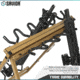 Savior Equipment Shorty Rifle Rack, RAL 8000 Tan, RK-SBR9-ST-TN