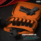 Savior Equipment Specialist Double Pistol Bag, Hi-Viz Orange, HC-DGSPORT-WS-AN
