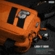 Savior Equipment Specialist Double Pistol Bag, Hi-Viz Orange, HC-DGSPORT-WS-AN