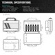 Savior Equipment Specialist Double Pistol Case, Dark FDE, HC-DGSPORT-WS-TN