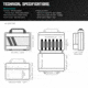 Savior Equipment Specialist Double Pistol Case, OD Green, HC-DGSPORT-WS-OG