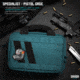 Savior Equipment Specialist Double Pistol Case, Savior Teal, 12.5x8.5x2.5in, HC-DGSPORT-WS-TE