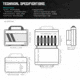 Savior Equipment Specialist Double Pistol Case, Savior Teal, 12.5x8.5x2.5in, HC-DGSPORT-WS-TE