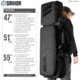 Savior Equipment Specialist LRP Single Rifle Case, Black, 47in L x 12.5in H x 3.5in W, RB-SG47-LRP-WS-BK