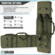Savior Equipment Urban Warfare Double Rifle Case, 46in, OD Green, RB-4612DG-VER2-OG