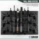 Savior Equipment Wall Rack System 10 Panels, Black, 24x6.25x0.63in, WRS-PAN10-BK