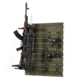 Savior Equipment Wall Rack System 5 Panel Kit w/Attachments, OD Green, 24in x 30.25in x 0.63in, OD Green, 24in x 30.25in x 0.63in, WRS-HALF-A3P6-OG