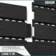 Savior Equipment Wall Rack System 5 Panels, Black, 24x6.25x0.63in, WRS-PAN-HALF-BK