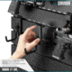 Savior Equipment Wall Rack System Adjustable J-Hook, 2 Pack, Black, 3.5x1.3x3.5in, WRS-ACC-PS2-BK