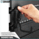 Savior Equipment Wall Rack System Adjustable J-Hook, 2 Pack, Black, 3.5x1.3x3.5in, WRS-ACC-PS2-BK