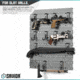 Savior Equipment Wall Rack System Adjustable J-Hook, 2 Pack, Gray, 3.5in x 1.3in x 3.5in, Gray, 3.5in x 1.3in x 3.5in, WRS-ACC-PS2-GS