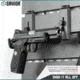 Savior Equipment Wall Rack System Adjustable J-Hook, 2 Pack, Gray, 3.5in x 1.3in x 3.5in, Gray, 3.5in x 1.3in x 3.5in, WRS-ACC-PS2-GS