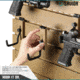 Savior Equipment Wall Rack System Adjustable J-Hook, 2 Pack, Tan, 3.5in x 1.3in x 3.5in, Tan, 3.5in x 1.3in x 3.5in, WRS-ACC-PS2-TN