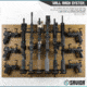 Savior Equipment Wall Rack System w/10 Panels, Tan, 24in x 6.25in x0.63in, Tan, 24in x 6.25in x0.63in, WRS-PAN10-TN