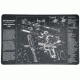 Slip 2000 Blueprint Gun Cleaning Mat 11x17 Inches For Smith &amp; Wesson M&amp;P
