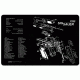 Slip 2000 Gun Cleaning Mat,11x17x1/8in,Sig Sauer P220 MAT-P220